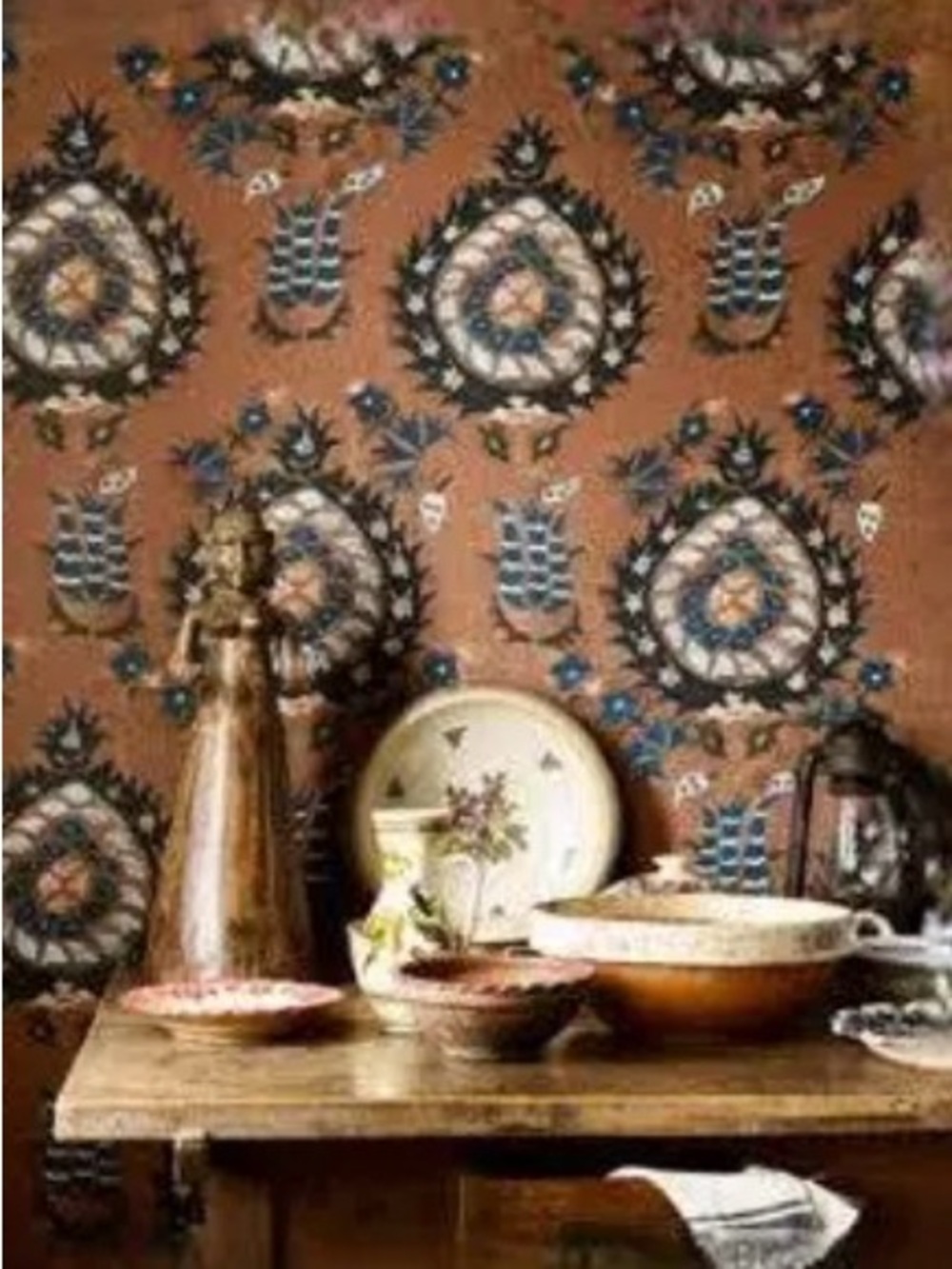 MINDTHEGAP Anthhropologie Flourish Sienna wall art mural wallpaper NEW